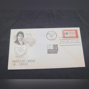 1960 Francis Scott Key In God We Trust American Credo Series First Day Cover